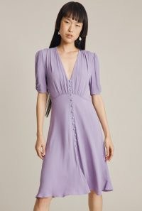 GHOST SABRINA DRESS in Lilac ~ vintage inspired tea dresses