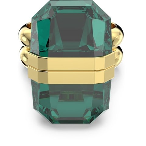 SWAROVSKI Lucent ring Magnetic in Green Gold-tone plated – statement crystal rings