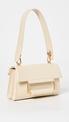 Oroton Edith Small Day Bag in French Vanilla ~ luxe leather shoulder bags