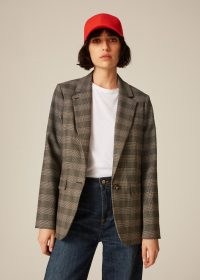 Borrowed From The Boys Oversized Blazer / Me and Em womens blazers / women’s on-trend checked jackets