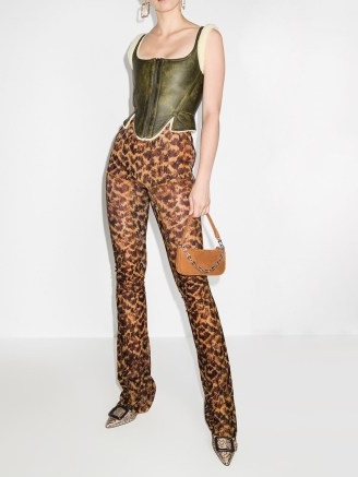KNWLS Halcyon brown leopard print leggings