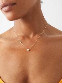 SHAY Heart diamond & 18kt gold necklace – delicate necklaces – beautiful feminine jewellery – hearts – diamonds