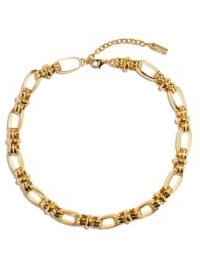 SAINT LAURENT Knot-chain necklace ~ chunky designer statement necklaces