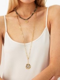 BY ALONA Leo 18kt gold-plated necklace – longline pendant necklaces – womens jewellery