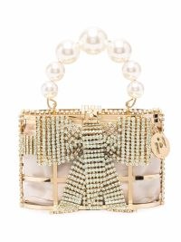 Rosantica Holli bow mini bag ~ small luxe embellished evening bags ~ glamorous handbags ~ party glamour