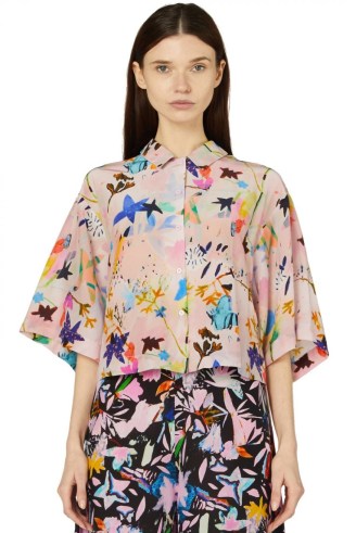 Kaitlin Johnson x Gorman WILDFLOWER SHIRT – womens floral print dip hem shirts