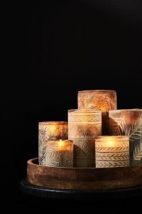 ANTHROPOLOGIE Clovis Candle Centrepiece Set ~ scented candles for the home