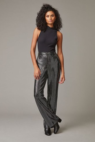 Second Female Fontaine Trousers. WOMENS METALLIC PANTS. WOMEN’S SEQUINNED FASHION - flipped