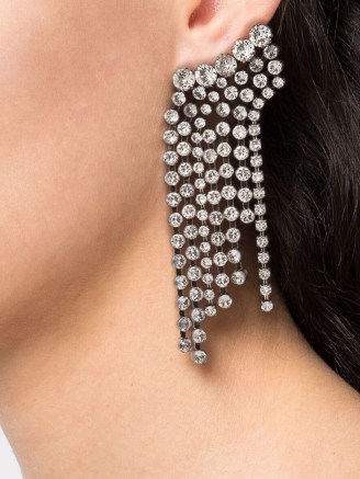 Isabel Marant A Wild Shore earring / single statement earrings / glamorous crystal party jewellery
