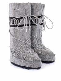 Moon Boot Icon 50° Swarovski boots in grey / glittering footwear