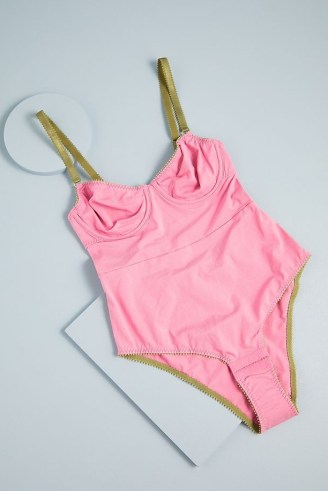 Dora Larsen Thea Body in Pink ~ lingerie bodysuits - flipped