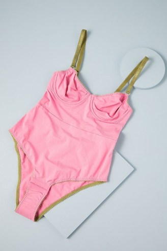 Dora Larsen Thea Body in Pink ~ lingerie bodysuits