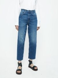 Jigsaw Delmont Jean | women’s blue cropped denim jeans