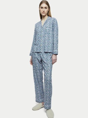 JIGSAW Hydrangea Pyjama / blue floral pyjamas / womens PJs