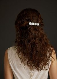 L.K. Bennett MADISON CRYSTAL HAIR CLIP | embellished bridal clips | brides accessories