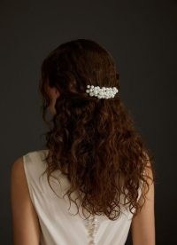 L.K. Bennett OLIVIA PEARL HAIR COMB | bridal accessories