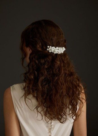 L.K. Bennett OLIVIA PEARL HAIR COMB | bridal accessories
