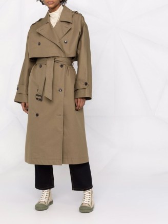 Totême belted trench coat ~ women’s organic cotton classic style coats