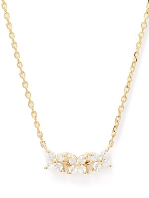 ANISSA KERMICHE Brontë Doré diamond & 14kt gold necklace – women’s fine jewellery – luxe necklaces
