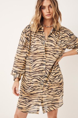 SPELL BANKSIA SHIRT DRESS Animale – wild animal print dresses