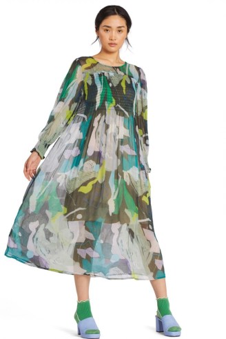 gorman DATA COMPATABILITY DRESS – floaty abstract print dresses - flipped