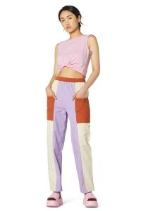gorman MARA SPLICED JEAN – womens multicoloured colour block jeans – casual colourblock fashion – relaxed tapered leg