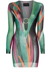 Louisa Ballou Helios O-ring detail dress | plunge front cut out dresses | retro party fashion