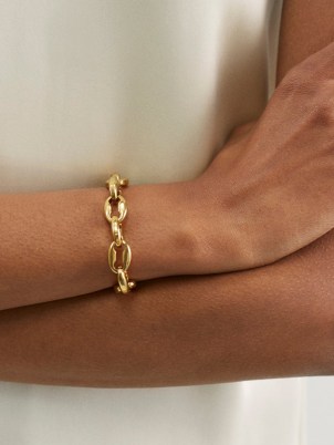 FALLON Toscano rope-chain gold-plated bracelet – chic chunky bracelets - flipped