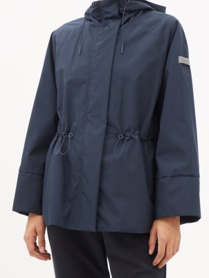 MAX MARA LEISURE Sapore jacket – women's navy blue gathered 