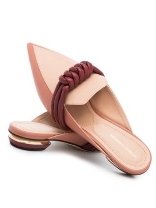 Nicholas Kirkwood Beya pointed toe mules / luxe tonal coloured mule / women’s colour block shoes - flipped