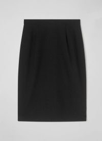 L.K. BENNETT NINA BLACK PENCIL SKIRT – wardrobe workwear essentials – classic skirts for work