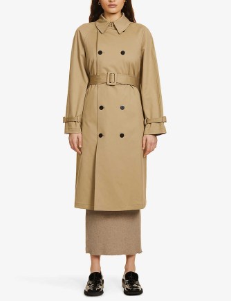 THEORY Classic U.bon cotton-blend trench coat | classic belted coats - flipped