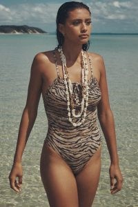 SPELL BANKSIA ONE PIECE Animale / women’s animal print swimwear / beach glamour