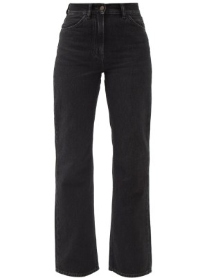 ACNE STUDIOS 1977 flared jeans | women’s casual black denim fashion | high waist - flipped
