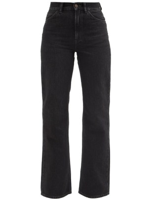 ACNE STUDIOS 1977 flared jeans | women’s casual black denim fashion | high waist