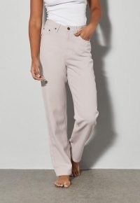 Missguided lilac co ord dad jeans | women’s high waist denim jean