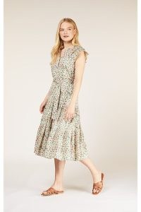 V&A Margie Frill Dress – womens floral print organic cotton summer dresses