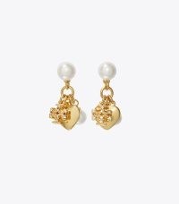 Tory Burch KIRA CHARM EARRING ~ designer fashion drop earrings with charms