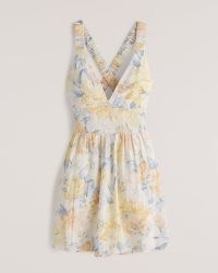 Abercrombie & Fitch Scrunchie Strap Skort / floral mini dresses with skorts