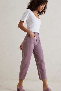 Levi’s Lilac Barrel Jeans ~ women’s organic cotton denim clothes
