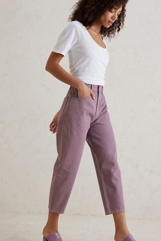 Levi’s Lilac Barrel Jeans ~ women’s organic cotton denim clothes