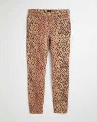 Animal print lift and shape skinny jeans | women’s printed denim clothes