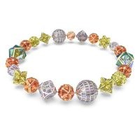 SWAROVSKI Curiosa necklace in Multicoloured Crystals – magnetic closure crystal necklaces – statement jewelley