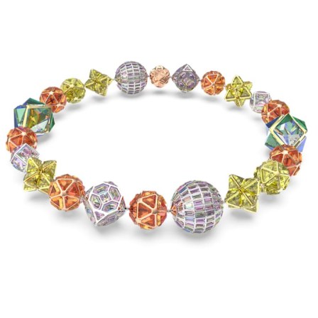 SWAROVSKI Curiosa necklace in Multicoloured Crystals – magnetic closure crystal necklaces – statement jewelley