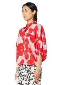gorman POPPY BALLOON SHIRT – bold floral print blouse – women’s feminine relaxed fit shirts