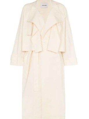 Low Classic double collar trench coat | luxe cream layered coats