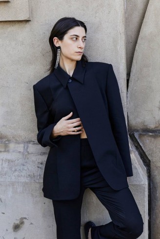 CAMILLA AND MARC Sanders Blazer in Black ~ women’s minimalist style clothing ~ women’s chic contemporary blazers - flipped
