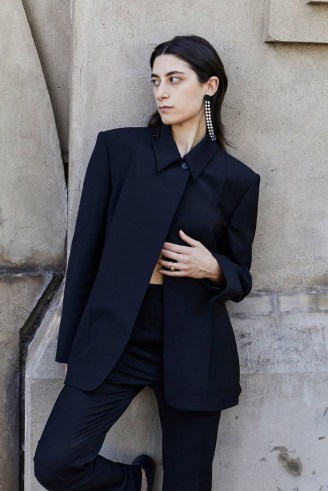 CAMILLA AND MARC Sanders Blazer in Black ~ women’s minimalist style clothing ~ women’s chic contemporary blazers