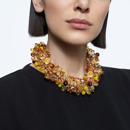 SWAROVSKI Somnia necklace – I’m loving this stunning statement necklace – multicoloured crystal jewellery - flipped