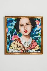 Artfully Walls Woman & Flowers Wall Art ~ Tali Yalonetzki portrait prints ~ beautiful artwork ~ women’s portraits ~ vibrant paintings of women